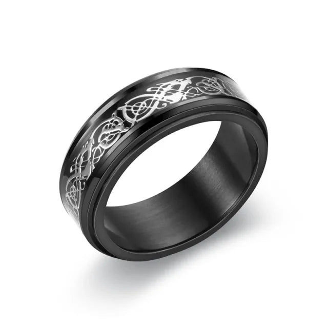 Titanium Calm Wedding Rings