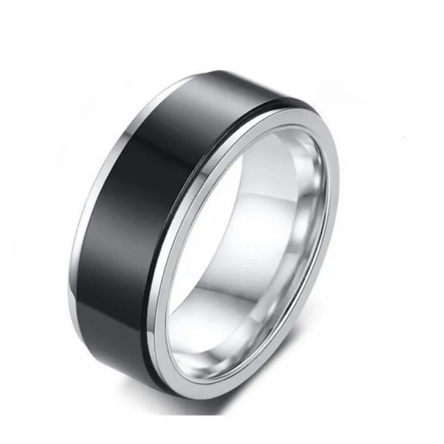 Titanium Calm Wedding Rings